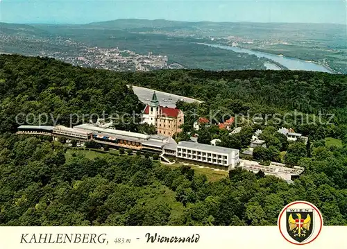 AK / Ansichtskarte Kahlenberg_Wien Fliegeraufnahme im Wienerwald Kahlenberg_Wien