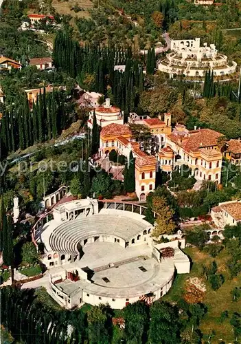 AK / Ansichtskarte Garda_Lago_di_Garda Fliegeraufnahme Freilichtbuehne Garda_Lago_di_Garda