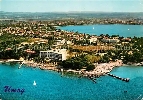 AK / Ansichtskarte Umag_Umago_Istrien Fliegeraufnahme Umag_Umago_Istrien