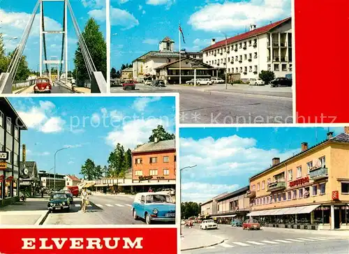 AK / Ansichtskarte Elverum Ortspartien Bruecke Elverum