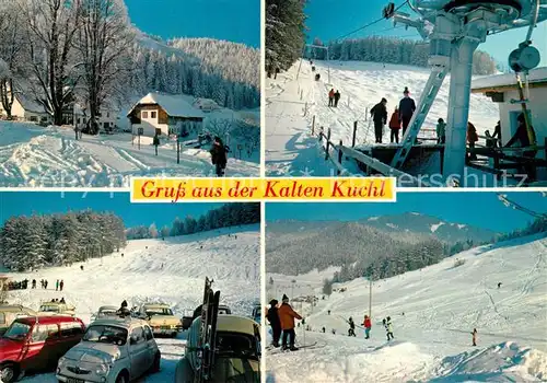 AK / Ansichtskarte Rohr_Gebirge Alpengasthof Zur Kaltn Kuchl Schlepplift Rohr Gebirge