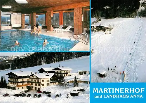 AK / Ansichtskarte St_Martin_Tennengebirge Gasthaus Pension Martinerhof und Landhaus Anna St_Martin_Tennengebirge