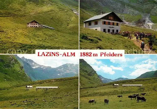 AK / Ansichtskarte Pfelders_Plan Lazins Alm Pfelders_Plan