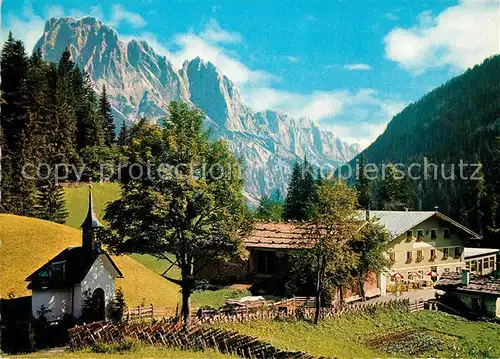 AK / Ansichtskarte Hirschbuehel Mooswacht Muehlsturzhorn Weissbach bei Lofer Hirschbuehel Mooswacht