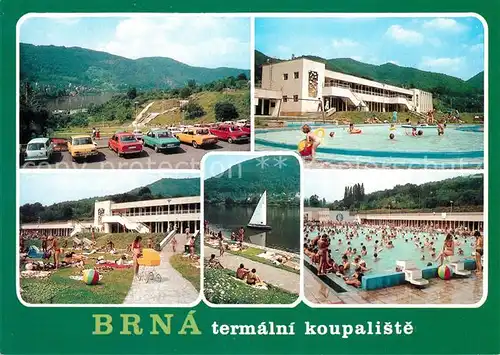 AK / Ansichtskarte Brna Termalni Koupalsite Freibad Brna