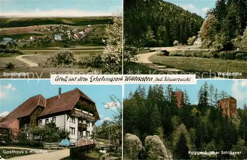 AK / Ansichtskarte Wittlekofen Panorama Waldpartie Roggenbacher Schloesser Gasthaus zum Hirschen Wittlekofen