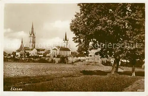 AK / Ansichtskarte Caslav Blick zur Kirche Caslav