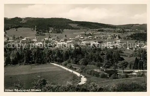 AK / Ansichtskarte Haeusern_Schwarzwald Panorama Erholungsort Haeusern Schwarzwald