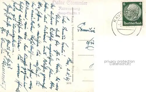 AK / Ansichtskarte Ravensburg_Wuerttemberg Frauentor mit Blaserturm Ravensburg Wuerttemberg