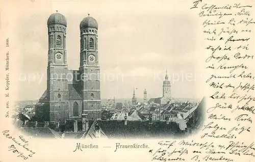 AK / Ansichtskarte Muenchen Frauenkirche Muenchen