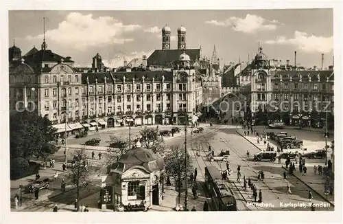 AK / Ansichtskarte Muenchen Karlsplatz Rondell Muenchen
