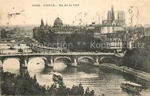 AK / Ansichtskarte Paris Ile de la Cite Paris