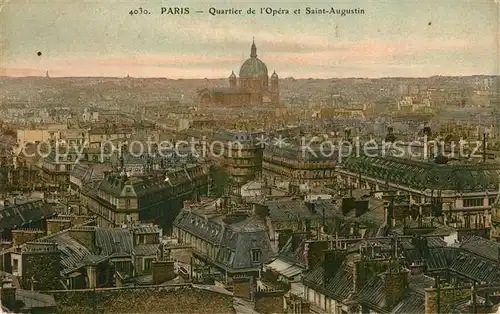 AK / Ansichtskarte Paris Quartier de lOpera et Saint Augustin Paris