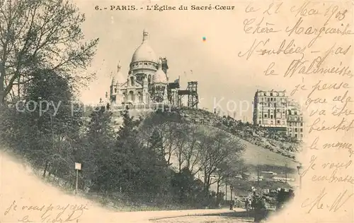 AK / Ansichtskarte Paris Eglise du Sacre Coeur Paris