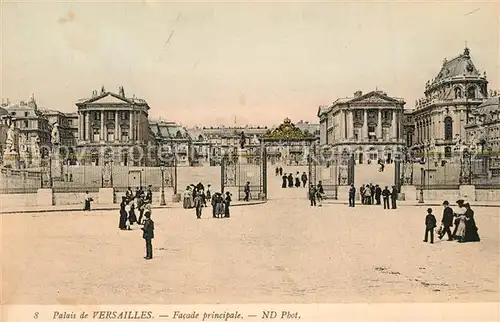 AK / Ansichtskarte Versailles_Yvelines Palais de Versailles Facade principale Versailles_Yvelines