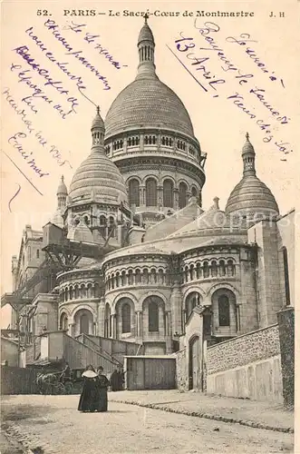 AK / Ansichtskarte Paris Le Sacre Coeur de Montmartre Paris