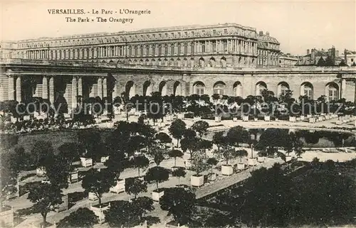 AK / Ansichtskarte Versailles_Yvelines Le Parc L Orangerie Versailles_Yvelines