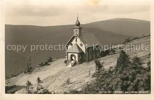 AK / Ansichtskarte Altvatergebirge Am Heidebruennel Altvatergebirge