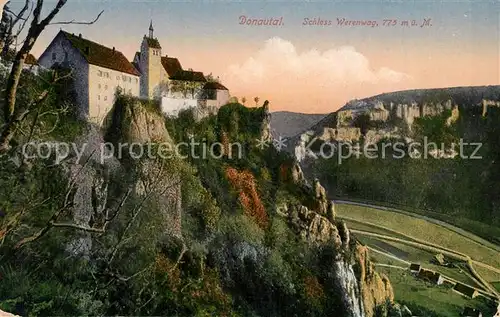 AK / Ansichtskarte Donautal Schloss Werenwag Donautal