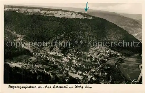 AK / Ansichtskarte Bad_Liebenzell Fliegeraufnahme Bad_Liebenzell