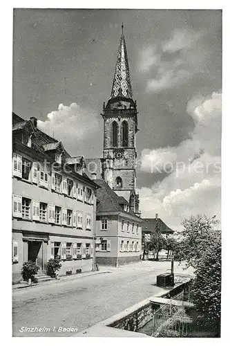 AK / Ansichtskarte Sinzheim Kirche Sinzheim