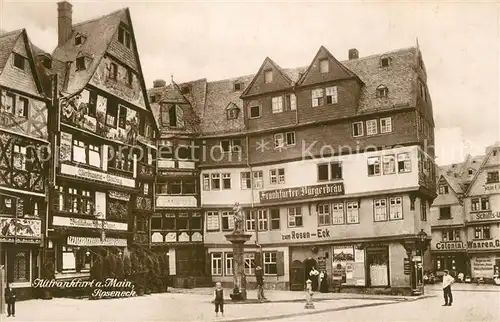 AK / Ansichtskarte Frankfurt_Main Am Roseneck Frankfurt Main