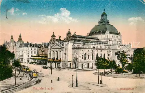 AK / Ansichtskarte Frankfurt_Main Schauspielhaus Frankfurt Main