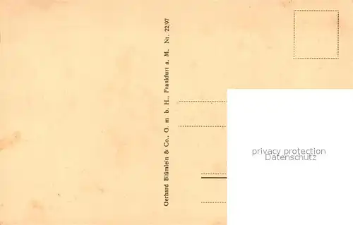 AK / Ansichtskarte Frankfurt_Main Partie an der Saalgasse Frankfurt Main