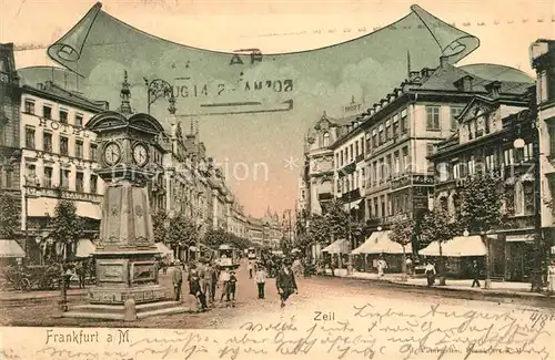 AK / Ansichtskarte Frankfurt_Main Die Zeil Frankfurt Main