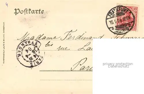 AK / Ansichtskarte Frankfurt_Main Eschenheimer Thor Frankfurt Main