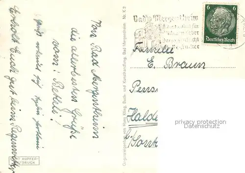 AK / Ansichtskarte Bad_Mergentheim Marktplatz mit Rathaus Bad_Mergentheim