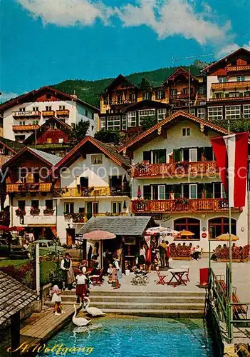 AK / Ansichtskarte St_Wolfgang_Salzkammergut Schiffsanlegeplatz St_Wolfgang_Salzkammergut