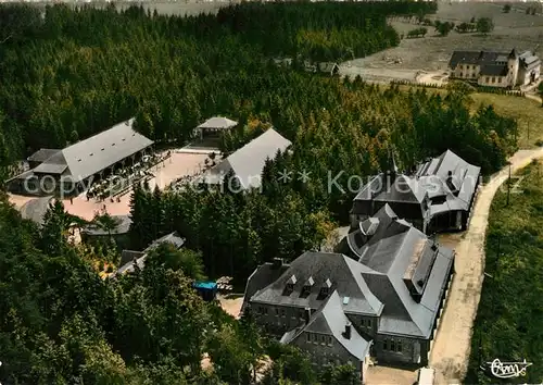 AK / Ansichtskarte Banneux Fliegeraufnahme Esplanade Hospitalite Fagne Banneux