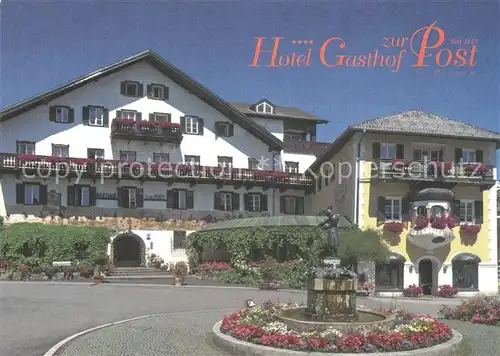 AK / Ansichtskarte St_Gilgen_Salzkammergut Hotel zur Post St_Gilgen_Salzkammergut