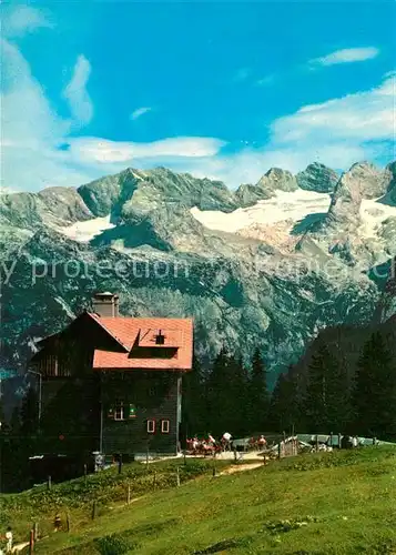 AK / Ansichtskarte Gosau_Oberoesterreich Gablonzer Huette Dachstein Gosau_Oberoesterreich