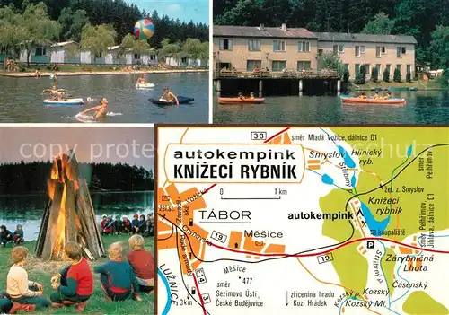 AK / Ansichtskarte Tabor_Czechia_Suedboehmen Autokempink Knizeci Rybnik 