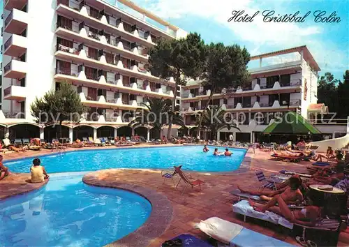 AK / Ansichtskarte Playa_de_Palma_Mallorca Hotel Christobal Colon  Playa_de_Palma_Mallorca