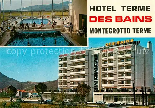 AK / Ansichtskarte Montegrotto_Terme Hotel Terme des Bains Montegrotto Terme
