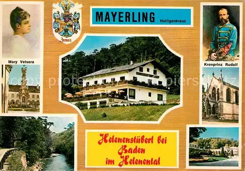 AK / Ansichtskarte Schwechatbach Hotel Cafe Restaurant Helenenst?berl Schwechatbach