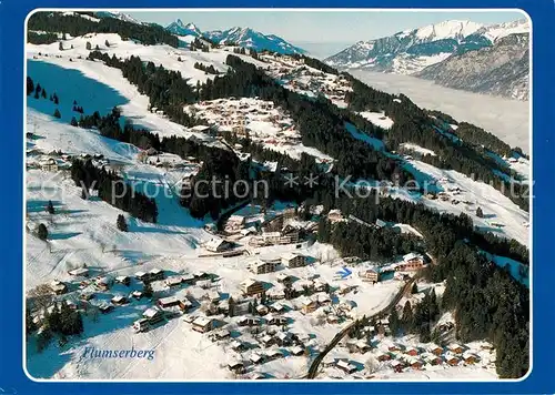 AK / Ansichtskarte Flumserberg_Bergheim Fliegeraufnahme Winter Flumserberg Bergheim