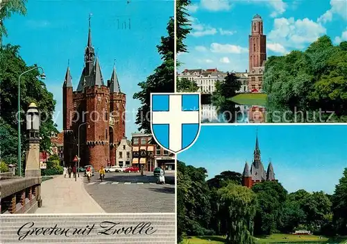 AK / Ansichtskarte Zwolle Kirche Stadtansicht Zwolle