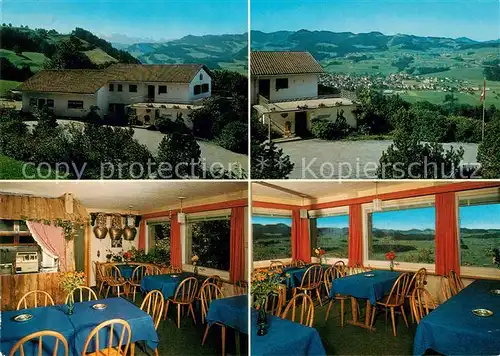 AK / Ansichtskarte Ganterschwil Aewil Restaurant Berghof Ganterschwil