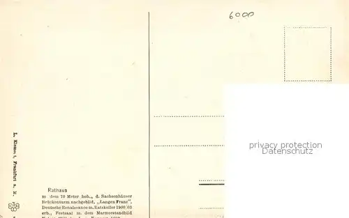 AK / Ansichtskarte Strassenbahn Frankfurt am Main Rathaus Paulusplatz Strassenbahn