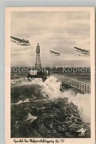 AK / Ansichtskarte Flugzeuge_Militaria Heinkel See Mehrzweckflugzeug He 115 Flugzeuge Militaria