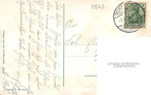 AK / Ansichtskarte Bonndorf_Schwarzwald Ortsansicht mit Kirche Bonndorf Schwarzwald