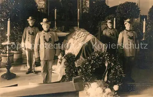 AK / Ansichtskarte Konstanz_Bodensee Beerdigung eines Jaegers Konstanz_Bodensee