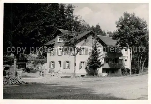 AK / Ansichtskarte Bonndorf_Schwarzwald Pension Troendle Bonndorf Schwarzwald