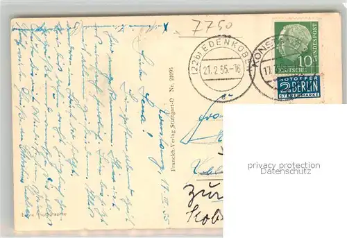 AK / Ansichtskarte Konstanz_Bodensee Sanatorium Dr Buedingen Konstanz_Bodensee