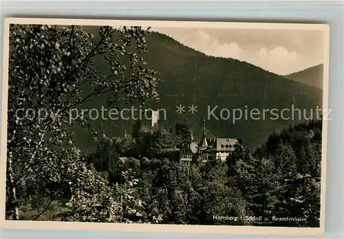 AK / Ansichtskarte Hornberg_Schwarzwald Schloss Beamtenheim Hornberg Schwarzwald