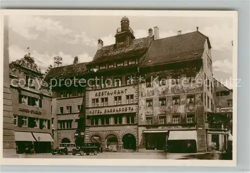 AK / Ansichtskarte Konstanz_Bodensee Historisches Hotel Barbarossa Konstanz_Bodensee